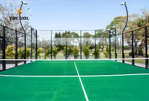 Pannello esterno campo da Tennis sport tetto modulare Cancha De Padel tenda struttura isolato campo da Tennis con copertura tetto