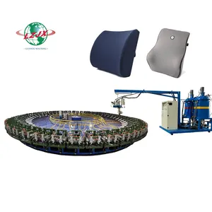 Pu Injection bicycle seat foam making machine polyurethane molding production line for cushion and office chair