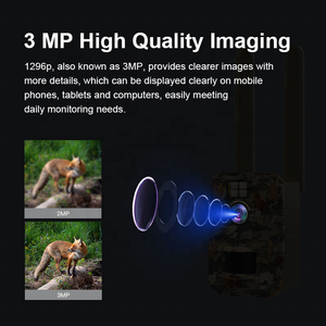 O-KAM 3MP 4G réseau complet <span class=keywords><strong>sans</strong></span> électricité <span class=keywords><strong>sans</strong></span> énergie solaire nette faible consommation vidéo durable caméra de chasse en plein air - Product Image 5
