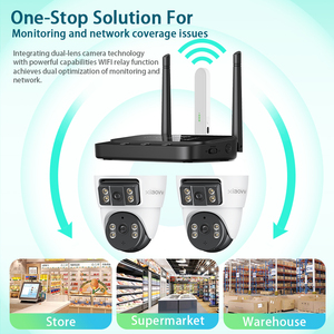 Xiaovv Chất lượng cao 4MP 2.5K Dome <span class=keywords><strong>Camera</strong></span> Kit ai con người Phát hiện tự động theo dõi 360 ° giám sát cho sử dụng trong nhà được xây dựng trong mic CMOS - Product Image 2