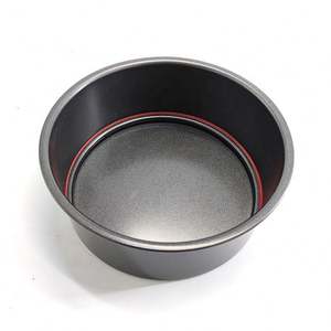 Boîtes <span class=keywords><strong>à</strong></span> gâteau de 6/7/8 pouces <span class=keywords><strong>plat</strong></span> rond profond cuisson poêle <span class=keywords><strong>à</strong></span> frire faire gâteau en mousseline de soie Charlotte avec fond détachable - Product Image 3