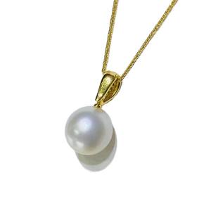 31358DIY S925 Silver <b>Pendant</b> with 11-13mm Round Beads Empty <b>Pendant</b> Buckle Necklace Accessories 11-13mm Beads DIY <b>Pearl</b> Necklace - Product Image 5