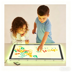 Tavolo Luminoso LED RGB Multicolore 2026 per Bambini, Giocattolo Educativo Sensoriale Prescolare, Tavoletta Luminosa per <span class=keywords><strong>Disegno</strong></span> - Product Image 1