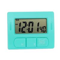 Reloj Digital Portátil con Pantalla LCD de 24 Horas, Temporizador de Cocina con Estructura de Acero Revestido con Pintura en Polvo, 1 Año de Garantía