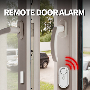 สัญญาณเตือนแม่เหล็กติดประตูบ้าน เสียงดัง 125 เดซิเบล สำหรับบ้าน ร้านค้า โรงแรม เซ็นเซอร์พลาสติกสีขาว - Product Image 3