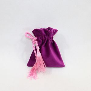 OEM Velvet Suede Jewelry <b>Bag</b> <b>Gift</b> Packaging Drawstring Pouch - Product Image 6