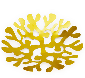 Boîte de rangement pour présentoir de fruits moderne et luxueux pour la maison panier à fleurs dorées et à fruits et légumes bol à fruits décoratif en acier inoxydable - Product Image 6