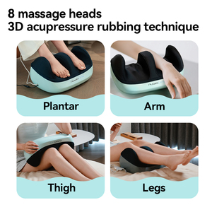 Nuwa alat pijat kaki, Shiatsu baru dengan pemanasan inframerah 14Um hangat untuk sirkulasi darah dan relaksasi Ems untuk pijat kaki - Product Image 2
