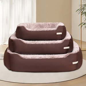 Cama Rectangular para Perros Grandes, Medianos y Pequeños, Gatos, Sofá Cálido para Mascotas, Base Antideslizante, Nido Suave y Cómodo para Perros, Tapete para Mascotas - Product Image 3