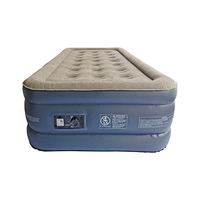 Meilleur lit pneumatique avec housse de flocage matelas gonflable de lit double pour chambre ou appartement