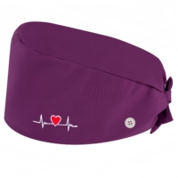 Gorro Quirúrgico Unisex de Algodón Transpirable para Trabajo Formal, con Bordado Personalizado, Cinturón Ajustable y Resistente al Desgaste