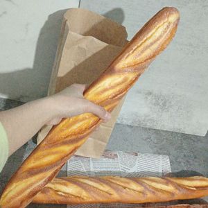 <span class=keywords><strong>ขนมปัง</strong></span>จำลองทำจากพลาสติกขนาดใหญ่แบบบาแกตต์ของประดับแบบยาวสำหรับการเรียนการสอนในการถ่ายภาพการแสดงหน้าต่างตกแต่งบ้าน - Product Image 3