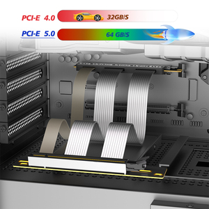 High Speed PCI-E 5.0 X16 90 graden verticale installatie GPU-uitbreidingskabel voor desktop, op voorraad - Product Image 5