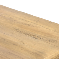 Table basse en bois de récupération rustique antique de conception de ferme classique