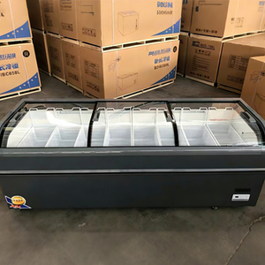 Vitrinas Refrigeradas Curvas Comerciales para Helados y Carnes, con Enfriamiento Directo, para <span class=keywords><strong>Supermercados</strong></span> - Product Image 4