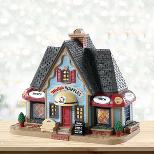 Simulazione casa di natale famosi occidentale ornamenti in resina architettonica con luci a LED decorazione regali di natale all'ingrosso - Product Image 2