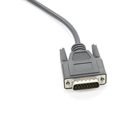 Cable adaptador OBD II macho a D-sub DB15 de 15 Pines, Cable VGA DB15 a OBD2 para diagnóstico de coche, venta al por mayor