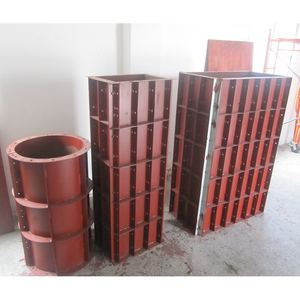 Moule à béton de haute qualité, Construction en acier, colonne ronde d'occasion - Product Image 1