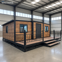 Casa Expandible Estándar Australiano Tipo Granny Flat de 2 Dormitorios, Casa Móvil Reubicable de Montaje Rápido, Casa Contenedor Prefabricada