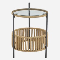 Chaise à bascule d'extérieur en rotin, best-seller, moderne, minimaliste, confortable, durable, légère, portable, avec accoudoirs, pour balcon