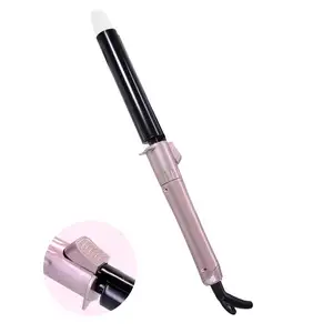 Customized Ceramic Big Barrel Curling iron Roll Curly Wavy Hair Curler Machine