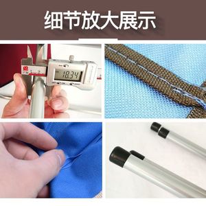 Portable Outdoor Folding Camping Stool Metal <b>Square</b> 1 Seat Fishing Picnic Chair Ultralight Lightweight Compact Design - Product Image 4