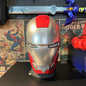<span class=keywords><strong>Casco</strong></span> <span class=keywords><strong>de</strong></span> <span class=keywords><strong>Iron</strong></span> <span class=keywords><strong>Man</strong></span> MK Jarvis, Armadura Portátil con Apertura y Cierre Automáticos, Máscara Luminosa Transformable, Guantes <span class=keywords><strong>de</strong></span> Juguete - Product Image 3