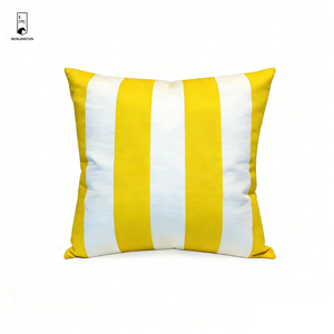 Funda Impermeable para Cojín de Exterior - Funda de Almohada con Estampado de Rayas Anchas - Decorativa y Resistente a los Rayos UV para Patio y Jardín - Product Image 6