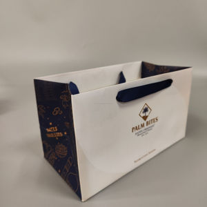 Bolsas de Regalo de Papel Kraft de Lujo Clásicas Personalizadas, Laminadas, con Materiales Reciclados y Cuerda de Algodón para Pequeños Negocios, Tiendas Minoristas y Artesanías - Product Image 3