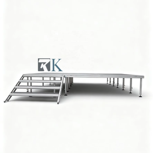 Escenario Portátil de Instalación Rápida, Escenario de Aluminio, Escenario Musical Ajustable, Plataforma de Escenario Personalizada para Eventos al Aire Libre - Product Image 1
