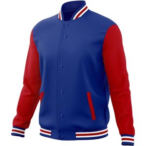 Chaqueta Varsity para Hombre, de Algodón, Estilo Casual, Tipo Bomber de Béisbol, Transpirable, con Cuello Camisero, para Otoño - Product Image 2