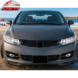 Compatible con Honda Civic 2 Puertas 2009-2011, Labio de Parachoques Delantero Estilo Mugen, Negro Sin Pintar - Product Image 3