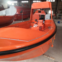 Aéroglisseur de sauvetage 6 personnes GRP Bateau de sauvetage SOLAS Standard Véhicule rigide de sauvetage et de soutien