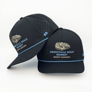 אישית רקמה עמיד למים לוגו לחתוך חור מחורר <span class=keywords><strong>5</strong></span> גברים פנל בייסבול ספורטי ספורטי כובע באיכות גבוהה כובעים מותאמים אישית - Product Image 6