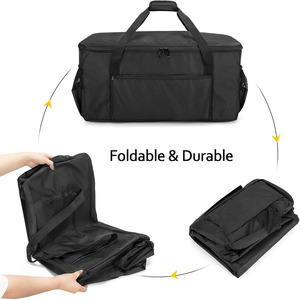 Sac de transport portable de grande taille avec fermeture éclair, compatible avec le barbecue Weber <span class=keywords><strong>Q1400</strong></span>, pour le camping et le barbecue, sac uniquement - Product Image 5