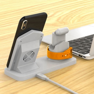 <span class=keywords><strong>3</strong></span> en 1 10W Rapide Qi Chargeur Sans Fil de Té<span class=keywords><strong>l</strong></span>éphone Support pour iPhone Samsung <span class=keywords><strong>L</strong></span>'<span class=keywords><strong>apple</strong></span> <span class=keywords><strong>Watch</strong></span> Series - Product Image 5