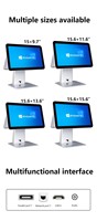 Sistema POS Todo en Uno OEM de 15.6 Pulgadas con Pantalla Táctil Dual, PC Inteligente, Caja Registradora Android 2GB+32GB, Impresora Térmica de 58mm/80mm