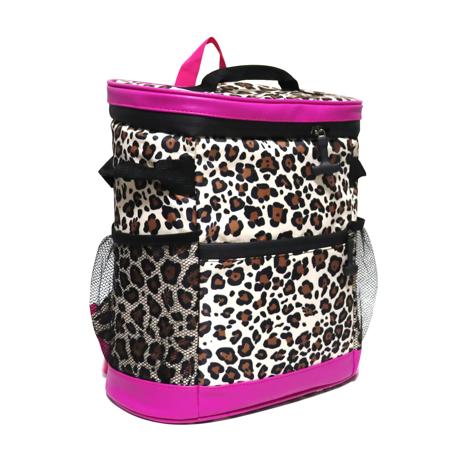 2023 insulated outdoor picnic travel large capacity handbag Leopard lunch Bag Fruit and vegetable backpack Refrigerated bag