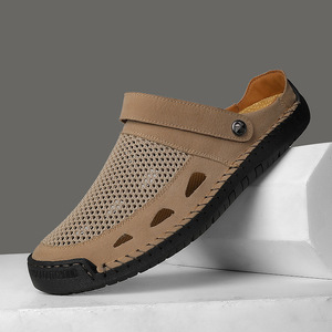 <span class=keywords><strong>Sandalias</strong></span> de Verano Hechas a Mano, Transpirables, Versátiles, para Playa y Conducir, de Doble Uso, para <span class=keywords><strong>Hombre</strong></span>, Gran Venta - Product Image 3