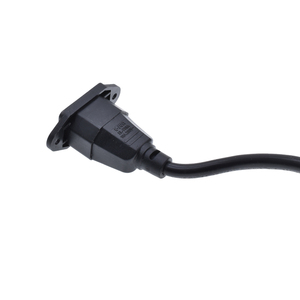 C13-Stecker auf C14-Buchse Verlängerung des Stromkabels Kurzes Kabel IEC60320 PDU USV Elektrische 3-polige Seiten biegung mit Schrauben loch 30cm - Product Image 4