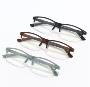 Gafas de lectura de medio Marco de alta definición, <span class=keywords><strong>lentes</strong></span> blancas, marcos negros/marrones/grises <span class=keywords><strong>para</strong></span> hombres, mujeres, ancianos, vendedores ambulantes, corredores - Product Image 6