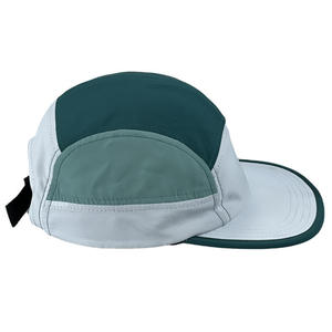 カスタマイズされた5つのパネルフラットブリム大人用急速乾燥野球帽夏ヒップホップストリートダンス帽子色ブロッキンピークキャップ - Product Image 4