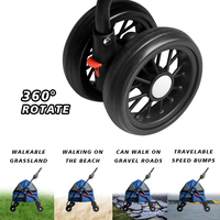 Poussette pliable pour chien de luxe, légère, pour une utilisation en extérieur et en voyage