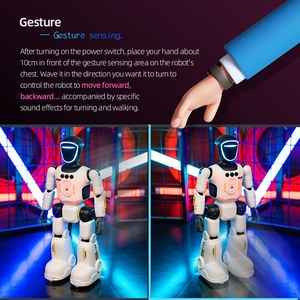 <span class=keywords><strong>Robot</strong></span> IA intelligent transfrontalier pour la conversation, programmable, pour l'éducation précoce, chantant, dansant, avec détection de geste et enregistrement - Product Image 3