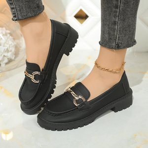 Zapatos andorranos de invierno Mary Jane Peep Toe con suela de PVC y parte superior de cuero sintético - Product Image 1