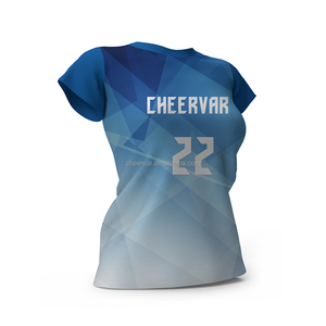Maillots de volley-ball de qualité supérieure Vêtements de volley-ball T-shirt de volley-ball pour femmes avec mancherons - Product Image 2