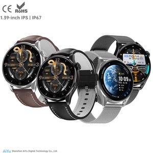 Reloj Inteligente con Pantalla IPS de 1.39 Pulgadas para Unisex, Compatible con Monitoreo de Frecuencia Cardíaca, Oxígeno en Sangre, <span class=keywords><strong>Ciclo</strong></span> <span class=keywords><strong>Menstrual</strong></span> y Estilo de Vida Sedentario CY32 - Product Image 1