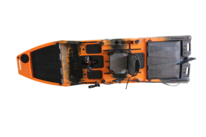 Kayak <span class=keywords><strong>de</strong></span> pêche électrique à pédales <span class=keywords><strong>Viking</strong></span> 12,66 pieds, 1 personne, en HDPE, avec porte-canne pivotant, <span class=keywords><strong>bateau</strong></span> mains libres pour la pêche en mer - Product Image 3