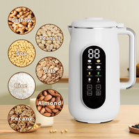 Machine à Lait Végétal et Lait de Soja Intelligente 1200ml, Mixeur Électrique Portable Chauffant, Sans Filtre, pour Lait de Soja