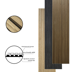 <span class=keywords><strong>Pannelli</strong></span> Fonoassorbenti Cinesi 2026: <span class=keywords><strong>Pannelli</strong></span> a Doghe in Legno <span class=keywords><strong>MDF</strong></span> Nero, Ecologici e Riciclati, per Pareti Acustiche - Product Image 6